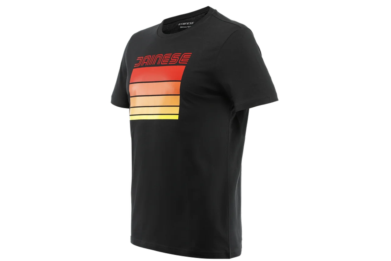 Маица-STRIPES,-црна