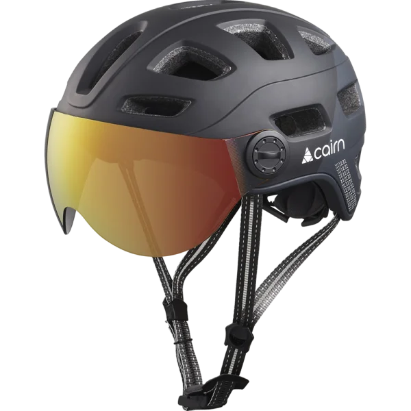 Кацига CAIRN QUARZ VISOR LED, црна, L