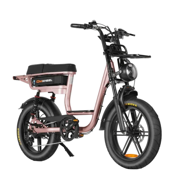 е-Велосипед QM Wheel C28, rose gold